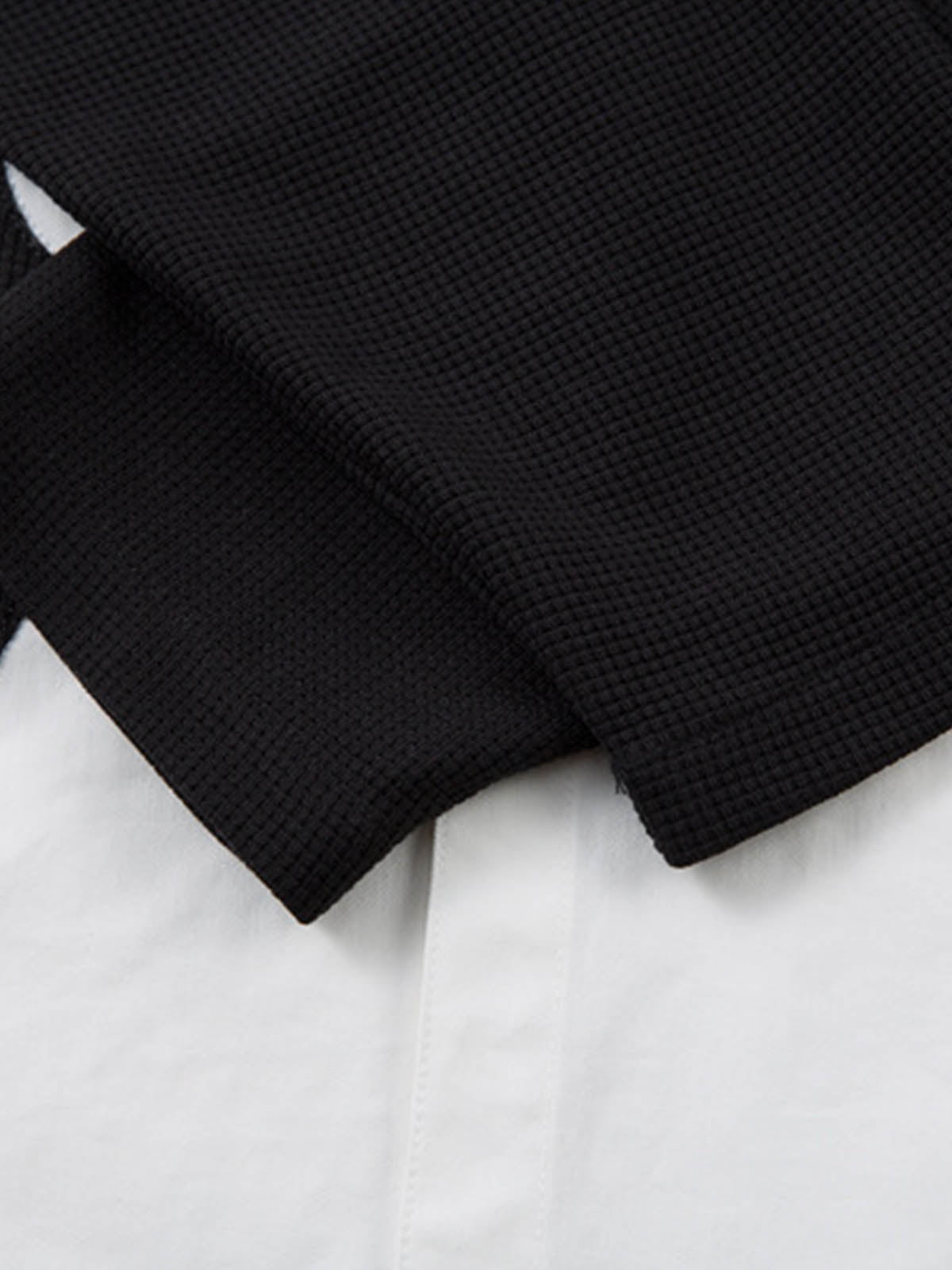 Tribal Flame Layered Cotton Linen Shirt