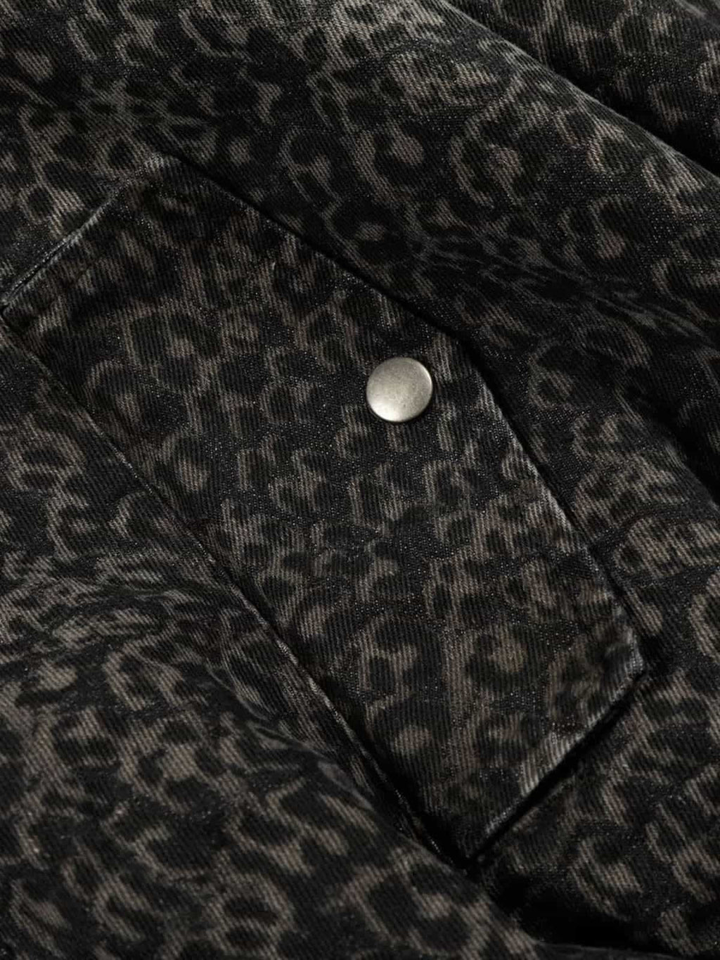 Vintage Leopard Print Fleece Zip Up Vest