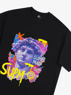 David Sculpture Vibrant Graffiti Art T-Shirt