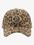 Retro Leopard Print Curved Baseball Cap