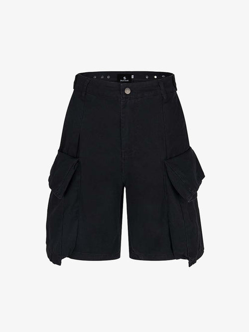 Camouflage Cotton Cargo Multi Pocket Jorts