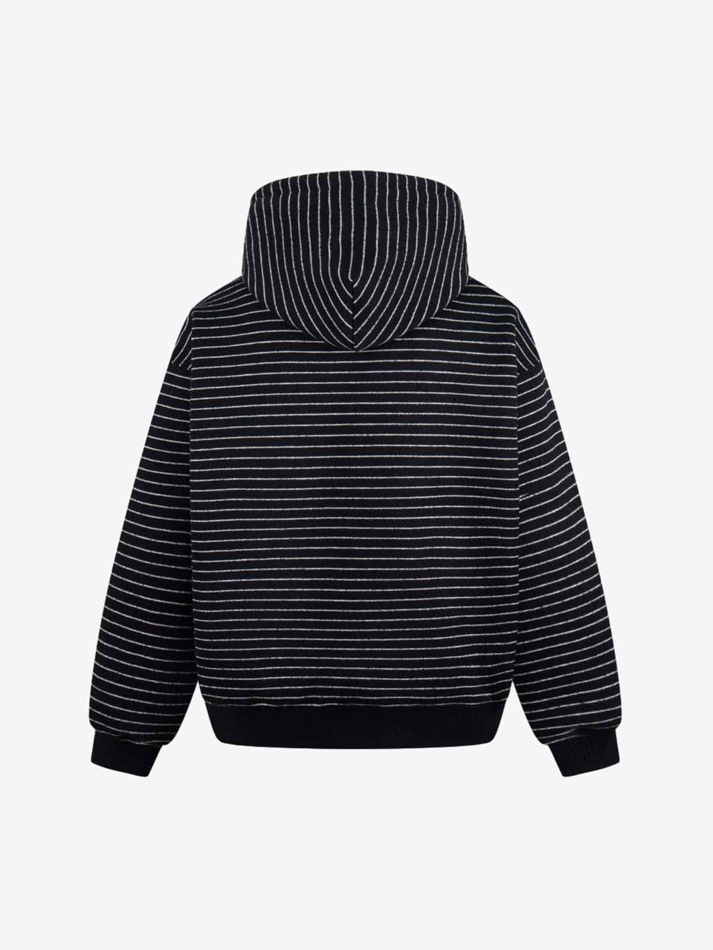 precipice Striped Terry Embroidery "Made" Hoodie