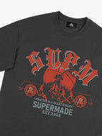 SUPM Slogan Graphic Retro Streetwear T-Shirt