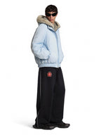 Street Faux Fur Collar Hooded Windproof Padded Jacket