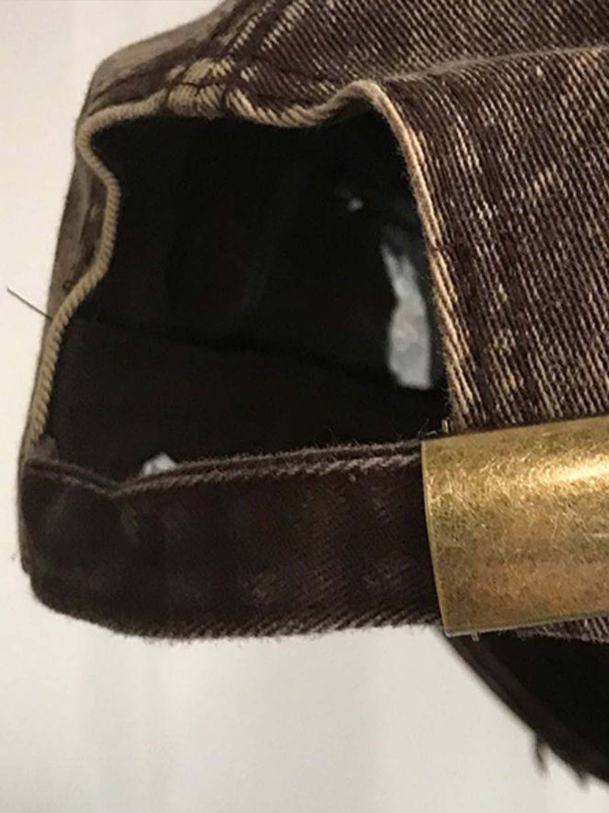 Washed Distressed Frayed Brim Baseball Cap