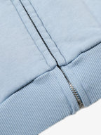 Distressed Graphic Print Zip Up Hoodie