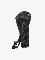 Dark Punk Camouflage Hooded Cape