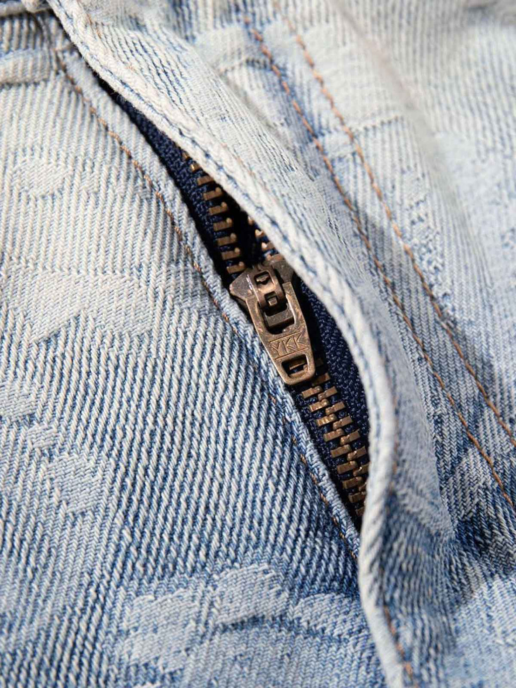 Floral Jacquard Denim Jeans