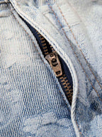 Floral Jacquard Denim Jeans