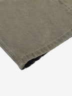 High Waist Pleated Barrel Leg Washed Pants