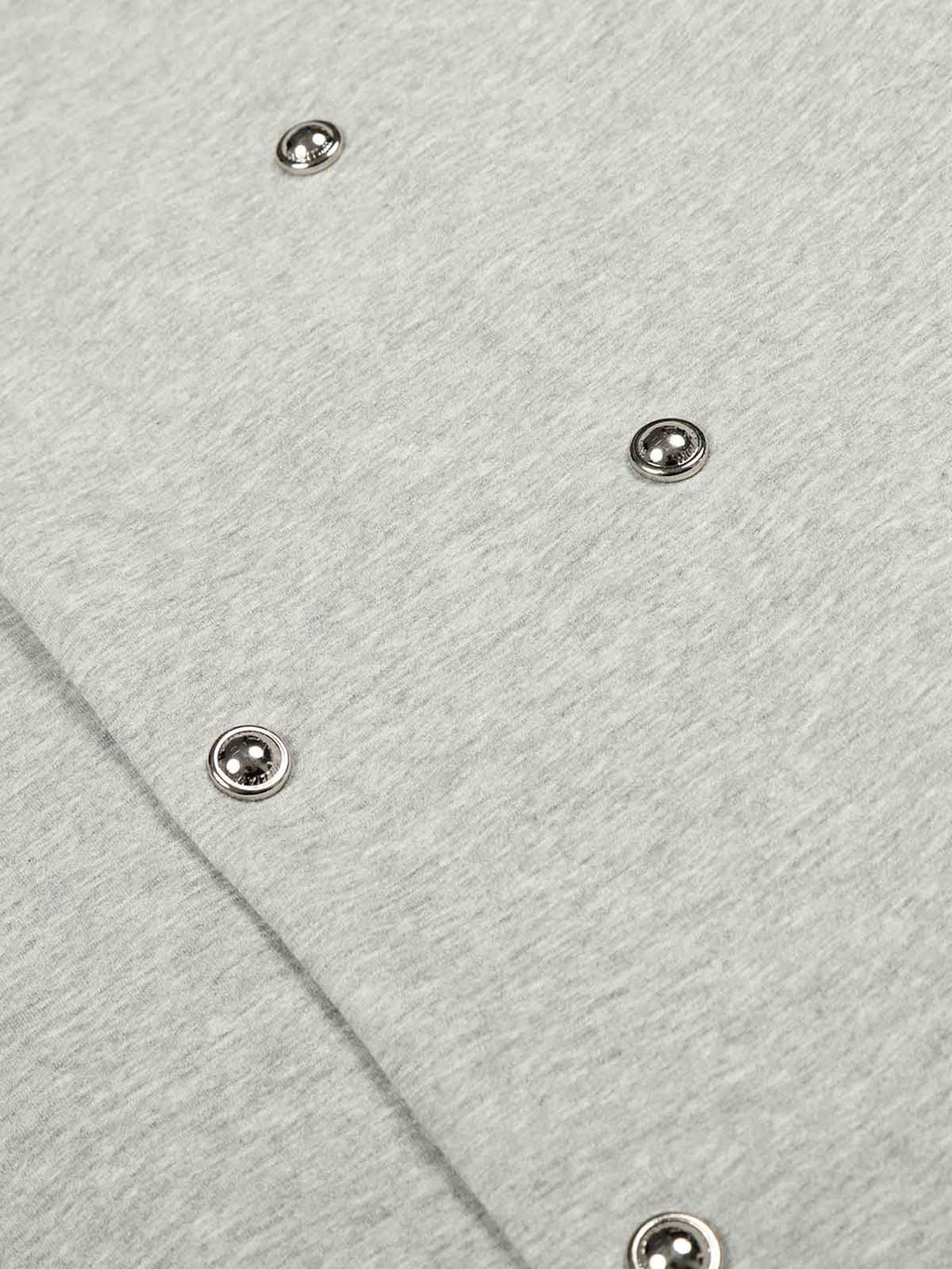 Button Detail Striped Panel Faux Layered Jacket