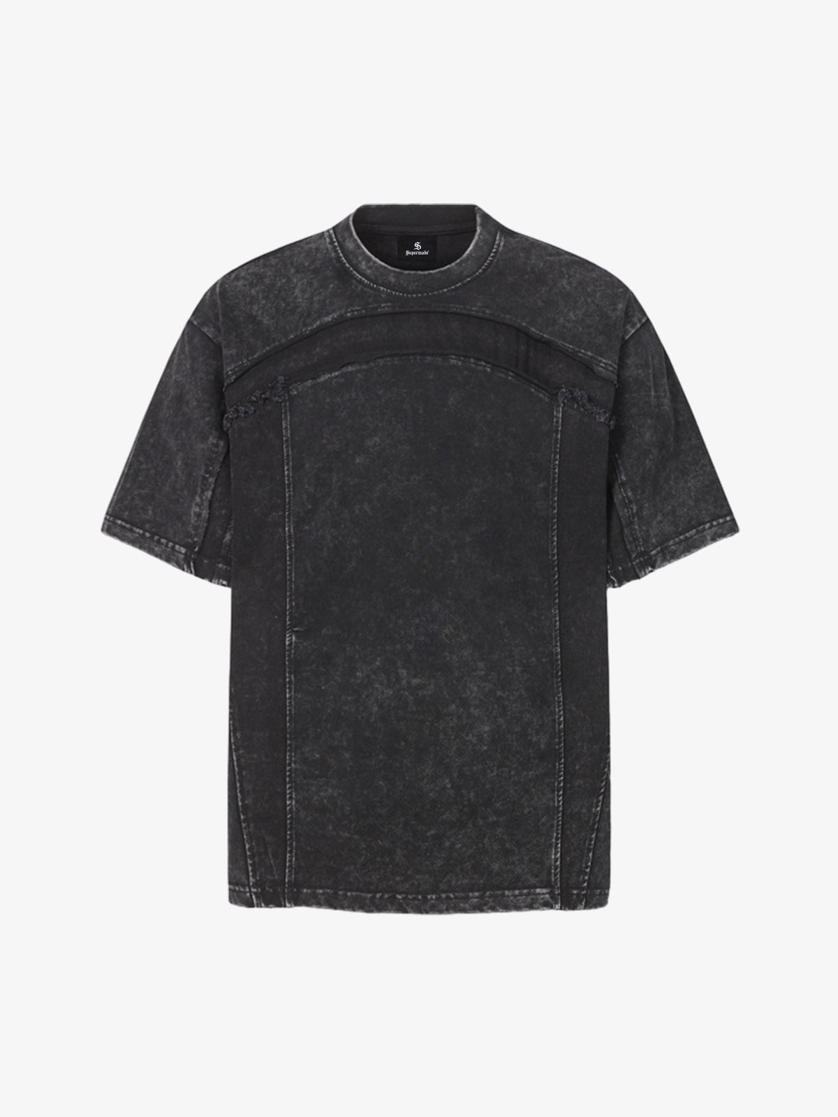 Panel Stitch Cotton T-Shirt