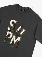 SPMD Letter Cable Graphic T-Shirt