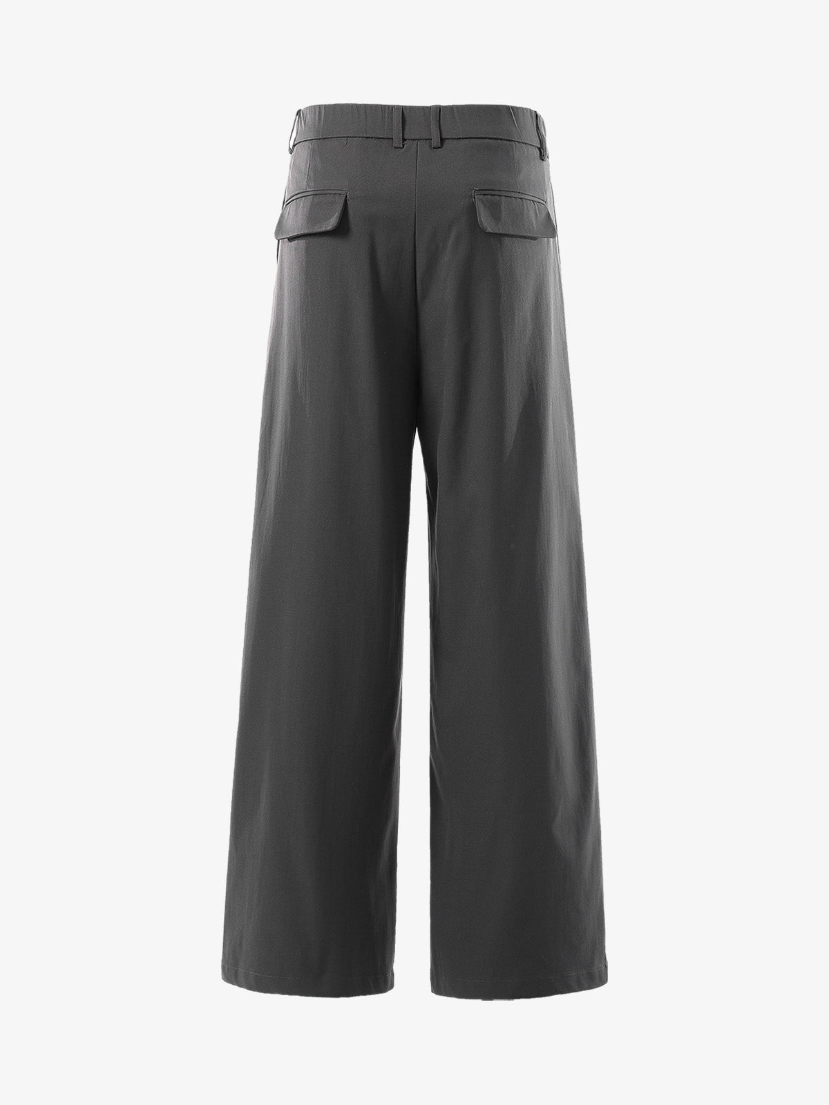 Pleated Drape Bootcut Suit Pants - 2588