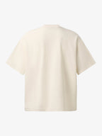 Waffle Knit Graffiti Devil Graphic Oversized T-Shirt