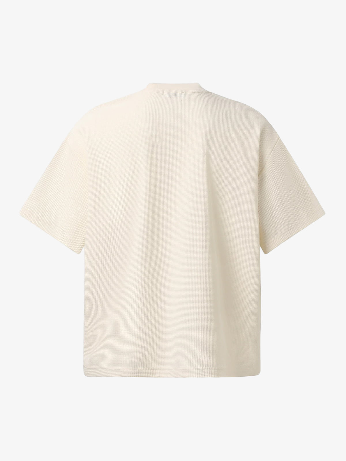 Waffle Knit Graffiti Devil Graphic Oversized T-Shirt
