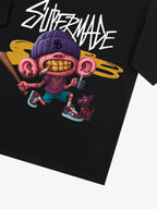 Theprecipice Cartoon Graffiti Trendy Weird Kid T-Shirt