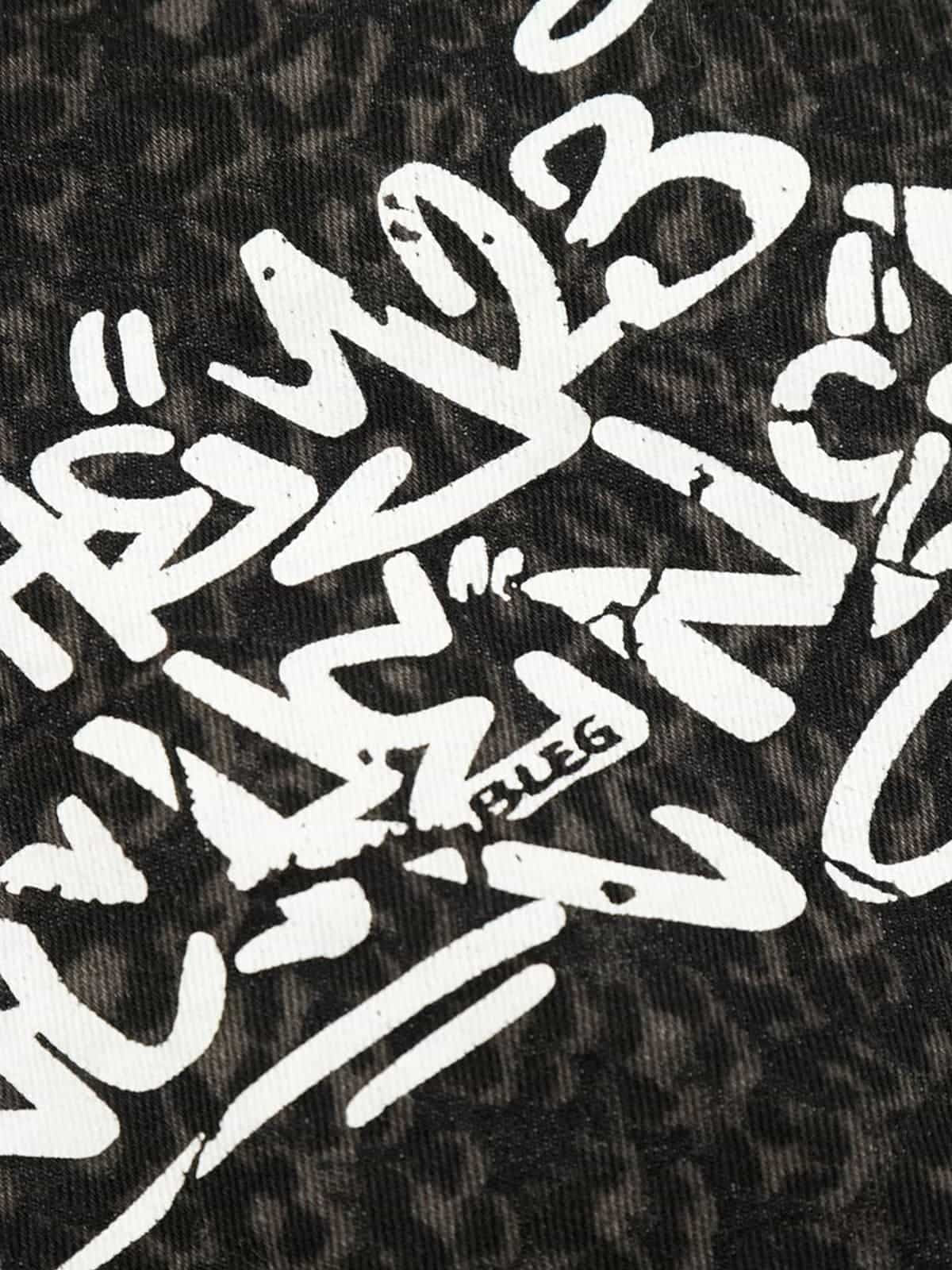 Vintage Leopard Print Fleece Zip Up Vest