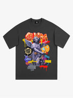 Retro Angel Statue Graffiti T-Shirt