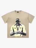 Vintage Soccer Figure Graphic T-Shirt