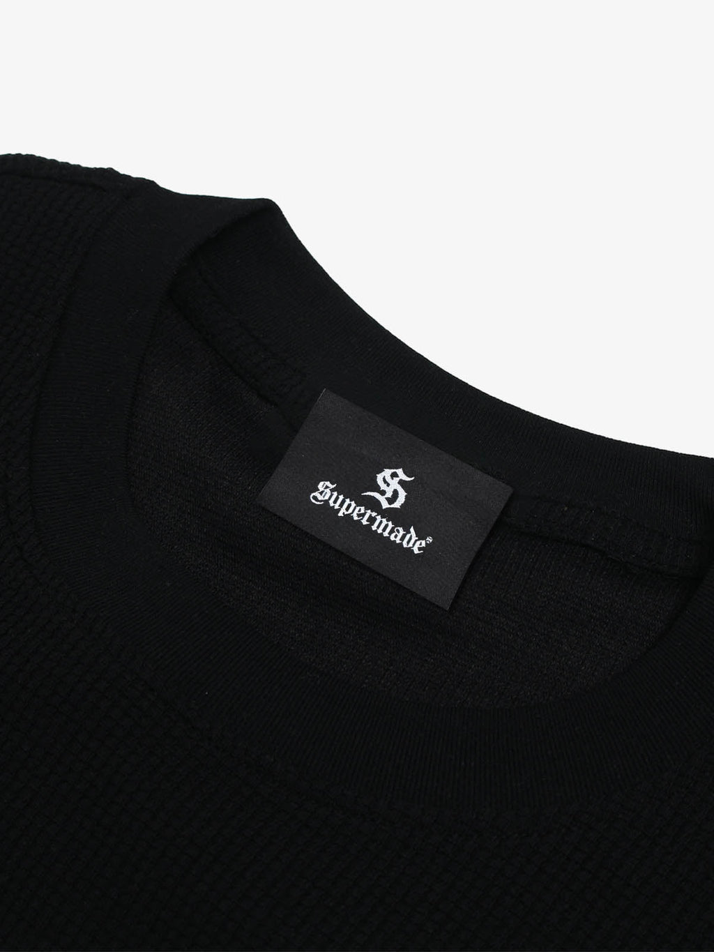 Waffle Knit Eye Graphic Letter Print T-Shirt