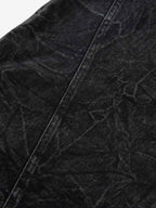 High Street Functional Structured Design Tie-Dye Baggy Jeans