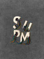 SPMD Letter Cable Graphic T-Shirt