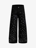 Rhinestone Straight Leg Pants