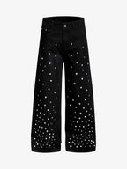 Rhinestone Straight Leg Pants