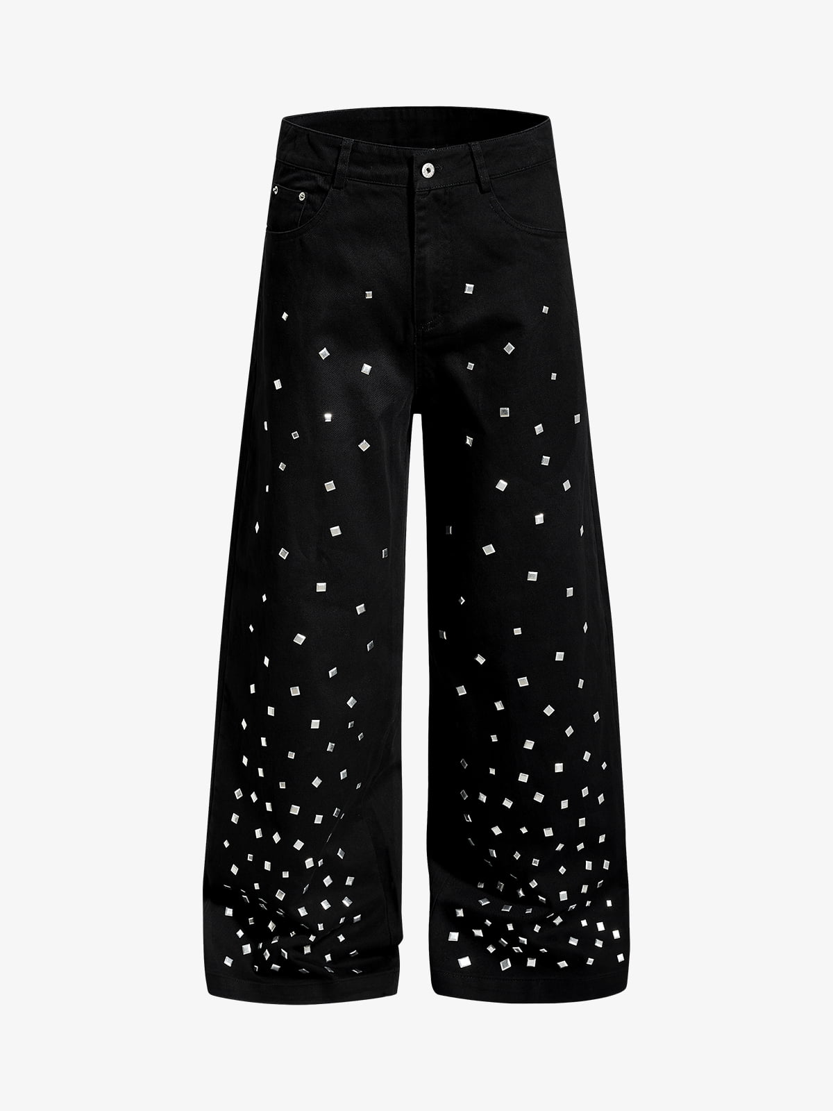 Rhinestone Straight Leg Pants