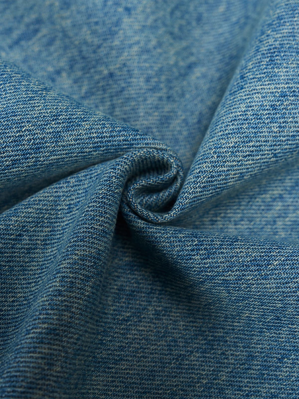 Vintage Light-Wash Pleated Barrel Jeans - 2586