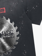 Industrial Saw Blade Graphic T-Shirt