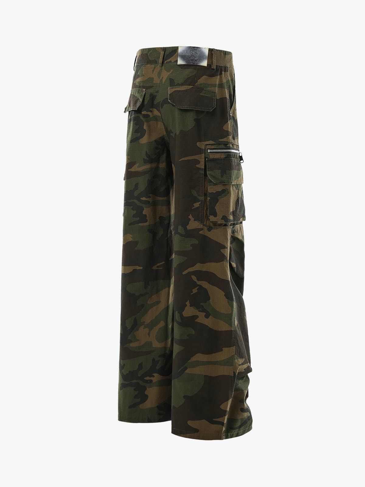 Vintage Multi-Pocket Functional Camo Cargo Pants