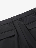 Pleated Drape Bootcut Suit Pants - 2588
