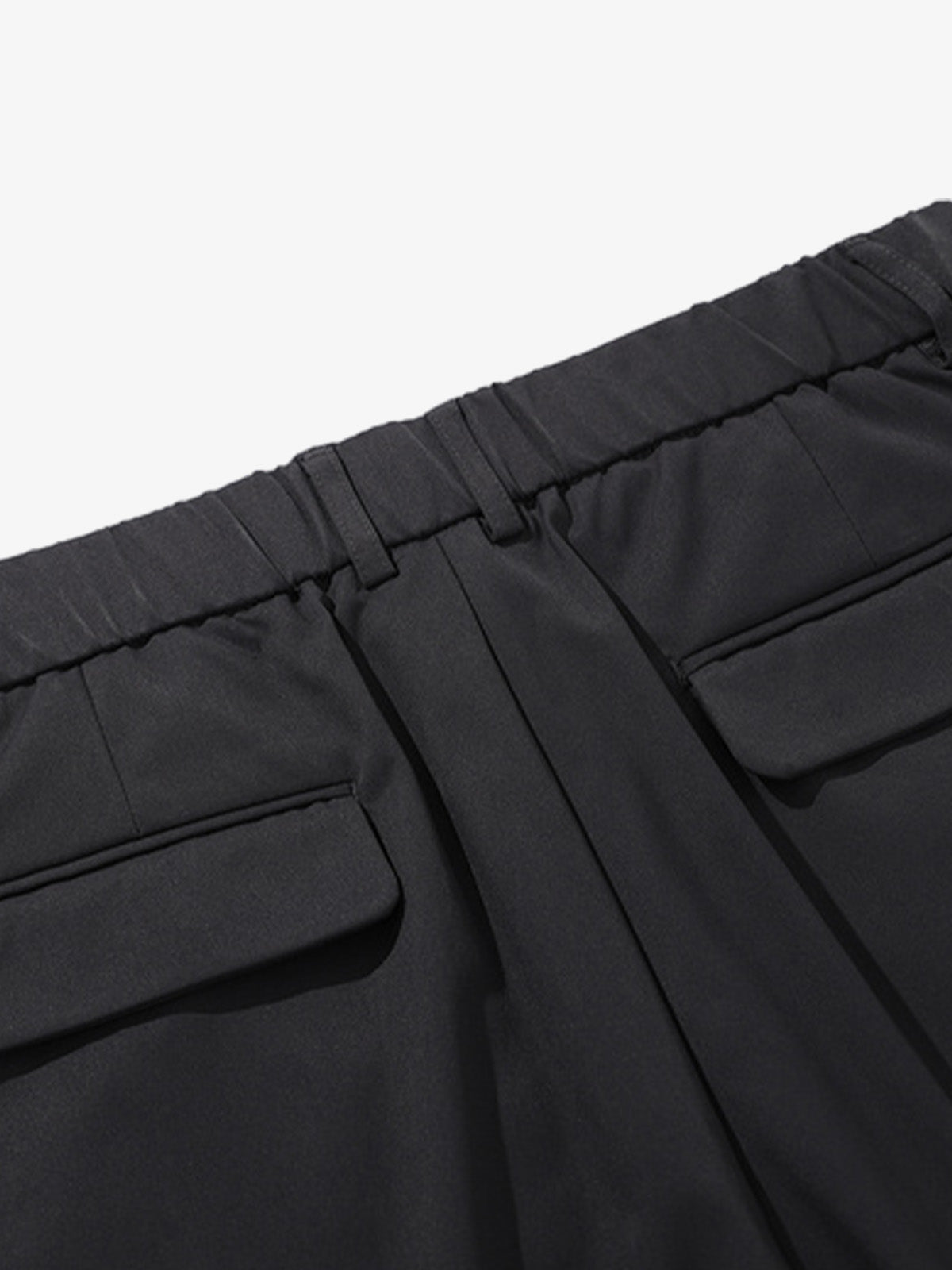 Pleated Drape Bootcut Suit Pants - 2588