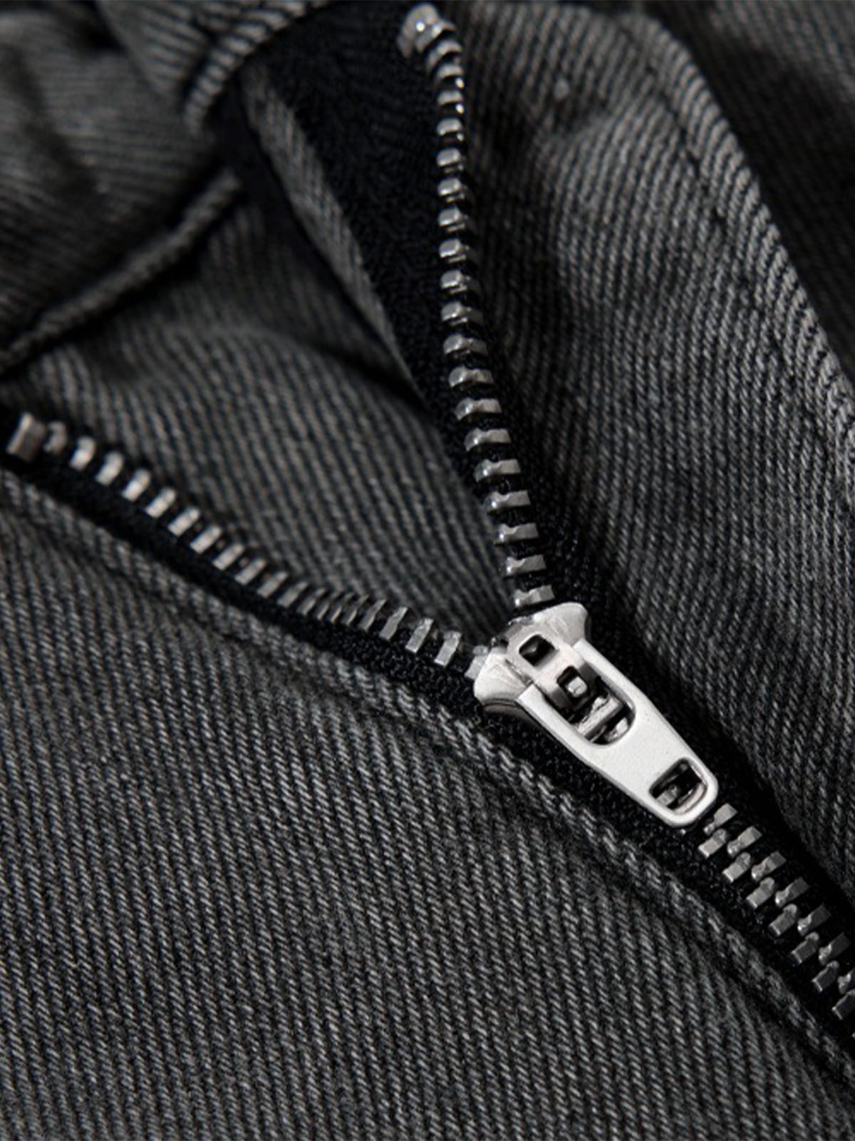 Retro Washed Distressed Deconstructed Patchwork Barrel Jeans