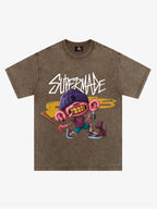 Theprecipice Cartoon Graffiti Trendy Weird Kid T-Shirt