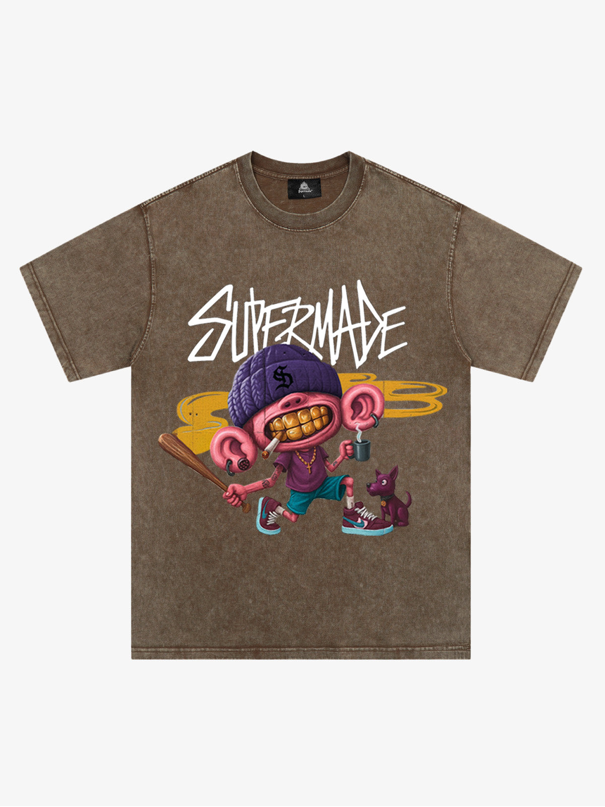Theprecipice Cartoon Graffiti Trendy Weird Kid T-Shirt