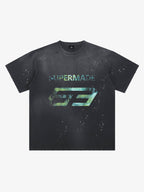 Vintage Washed Number 63 Graphic T-Shirt