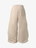 Retro Color-Block Letter Print Baggy Pants