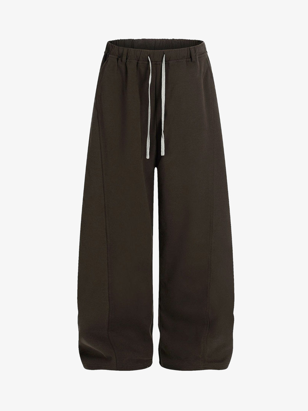 Drawstring Elastic Waist Wide Leg Pants