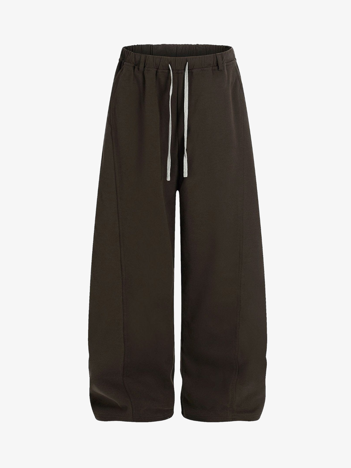 Drawstring Elastic Waist Wide Leg Pants