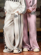 precipice Vintage Distressed NO.3 Stand Collar Tracksuit - 2591