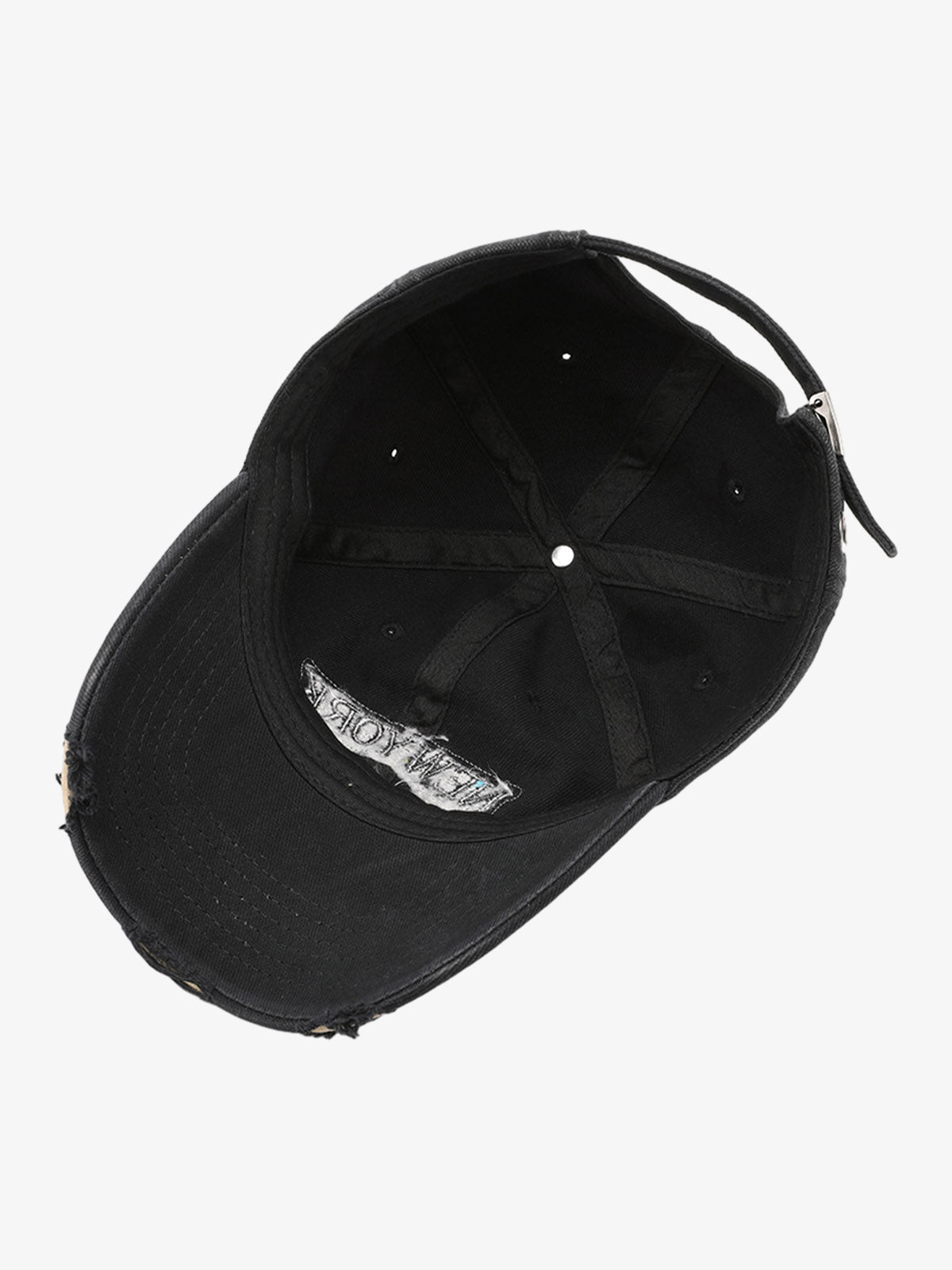 Vintage Washed Distressed Letter Embroidery Baseball Cap