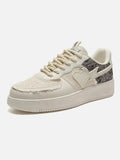 Retro Hip-hop Patchwork Board Shoes