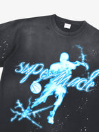 precipice Energy Burst Basketball Electric Graphic T-Shirt