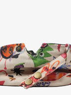 Graffiti Doodle Print Cotton Newsboy Cap