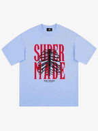 Theprecipice Skull Printed Logo Design T Shirt -1159