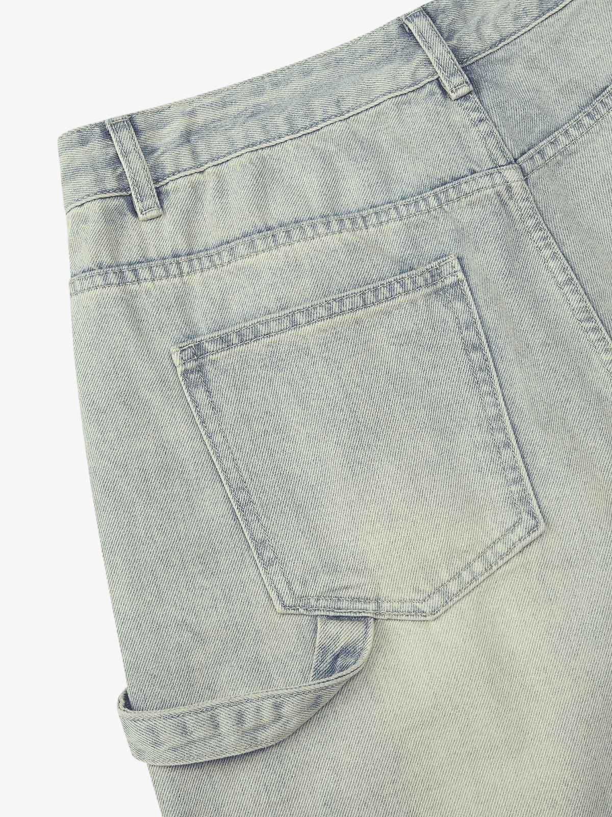 Theprecipice Retro Washed Hip-Hop Shorts