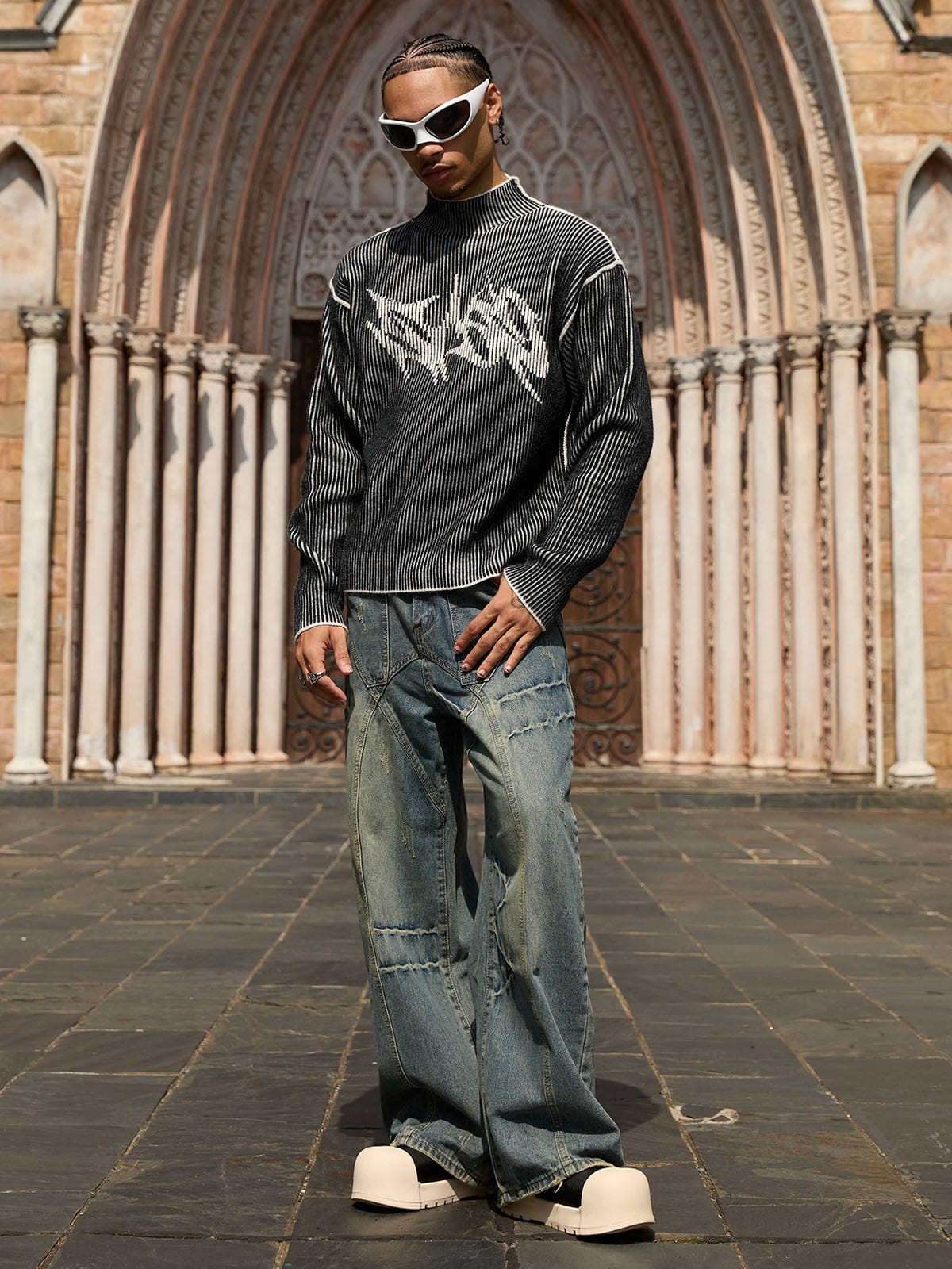 Theprecipice Double Sided Wearable Sweater - 2211
